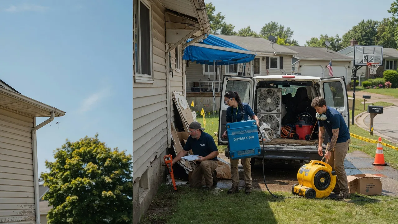 Ceiling Leak Cleanup in Bristolville, OH near me