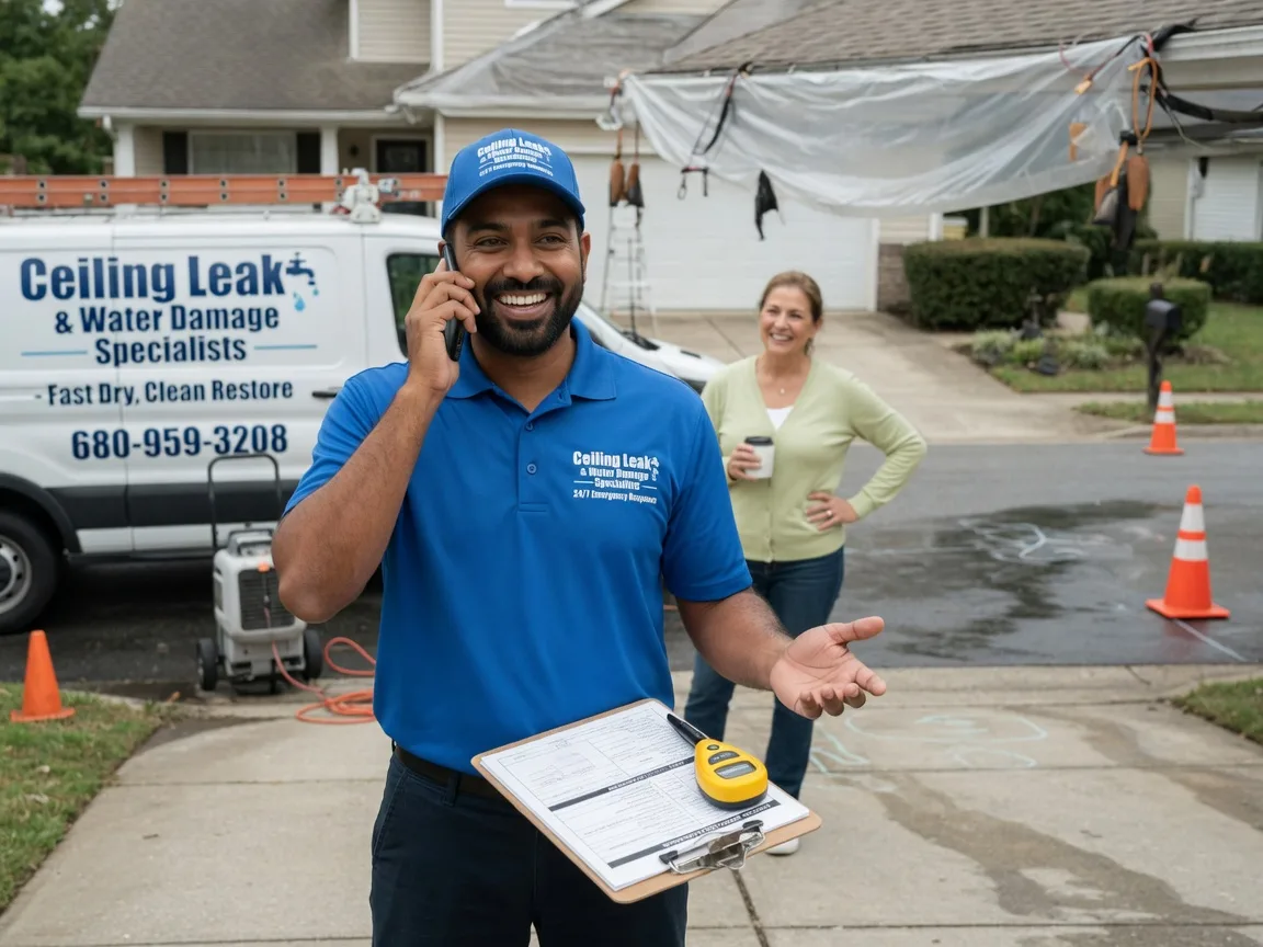 Ceiling Leak Cleanup Bristolville, OH FAQs